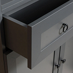 Стеллаж с ящиком и 2-мя дверцами Percent Rack варинант исполнения - 6 | Loft Concept в Москве