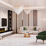 Бра с подвесками из рифленного стекла в форме капель Textured Glass варинант исполнения - 4 | Loft Concept в Москве