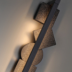 Бра вертикальное с черными кругами и квадратами Gravyura варинант исполнения - 2 | Loft Concept в Москве