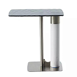 Дизайнерский журнальный стол с прямоугольной рельефной столешницей Nord варинант исполнения - 1 | Loft Concept в Москве