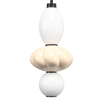 Подвесной светильник фигурный с керамическими элементами Light Fragrant варинант исполнения - 4 | Loft Concept в Москве