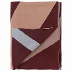 Плед из хлопка с геометрическим рисунком Elan Stripe Addison варинант исполнения - 1 | Loft Concept в Москве