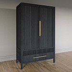 Шкаф платяной Primo с выдвижными ящиками шпон Светлый дуб варинант исполнения - 3 | Loft Concept в Москве