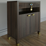 Комод Elsa Dreams Walnut Двухстворчатый  варинант исполнения - 3 | Loft Concept в Москве