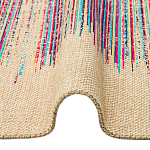 Ковер с геометрическим узором из комбинированного состава Full rhythm варинант исполнения - 2 | Loft Concept в Москве