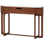 Консоль деревянная с мраморной столешницей Gote Marble Console варинант исполнения - 1 | Loft Concept в Москве