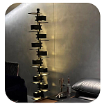 Торшер с каркасом из множества полок Links варинант исполнения - 1 | Loft Concept в Москве