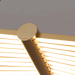 Люстра в виде распахнутых крыльев из тонких металлических планок Flight of Freedom варинант исполнения - 2 | Loft Concept в Москве