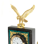 Настольный письменный набор из змеевика тёмно-зелёного цвета с декором в виде орла Successful Leader варинант исполнения - 3 | Loft Concept в Москве