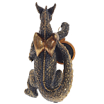 Часы в виде дракона Gold Black Dragon with Clock варинант исполнения - 2 | Loft Concept в Москве