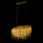 Люстра подвесная с металлическими цепочками и изогнутыми металлическими дугами 72 см Atlantis Chain варинант исполнения - 15 | Loft Concept в Москве