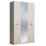 Шкаф трёхдверный с 1-ой зеркальной дверью Satin Furniture варинант исполнения - 1 | Loft Concept в Москве