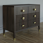 Бельевой Комод с 4 ящиками Elsa Dreams Walnut варинант исполнения - 1 | Loft Concept в Москве