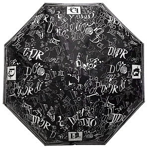 Зонт раскладной CHRISTIAN DIOR дизайн 011 Черный цвет