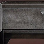 Консоль прямоугольная серая с 4-мя выдвижными ящиками Grany варинант исполнения - 4 | Loft Concept в Москве