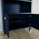 Книжный Стеллаж Elsa Dreams Blue с задней стенкой варинант исполнения - 3 | Loft Concept в Москве