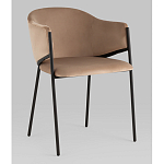 Стул Brace велюр капучино варинант исполнения - 1 | Loft Concept в Москве