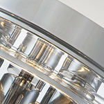 Потолочный светильник для ванных комнат с круглым стеклянным плафоном и тремя лампами Quoizel варинант исполнения - 8 | Loft Concept в Москве