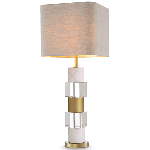 Настольная лампа Eichholtz Table Lamp Cullingham White Marble