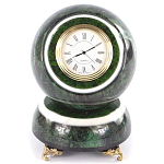 Часы настольные в виде шара из натурального камня Ball Stone Clock варинант исполнения - 6 | Loft Concept в Москве