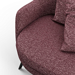 Мебельная ткань Шенилл фиолетовый цвет 138 см T4-25 варинант исполнения - 3 | Loft Concept в Москве