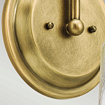 Бра с прозрачным стеклянным абажуром в форме цилиндра Kichler варинант исполнения - 10 | Loft Concept в Москве