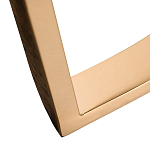 Консоль с белая овальная с мраморной столешницей Thoroughbass  варинант исполнения - 3 | Loft Concept в Москве