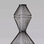 Торшер светодиодный с плетеным металлическим каркасом Metal Interweaving варинант исполнения - 3 | Loft Concept в Москве