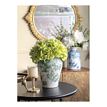 Ваза с зелеными цветочными и птичьими мотивами Vase Inspired by Nature варинант исполнения - 6 | Loft Concept в Москве