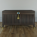 Большой дизайнерский Сундук Elsa Dreams Walnut варинант исполнения - 1 | Loft Concept в Москве