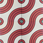 Дизайнерская плитка с узором Дорожки 2 варинант исполнения - 2 | Loft Concept в Москве