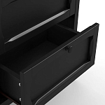 Комод узкий с 5-ю ящиками черный Silva Black Chest of Drawers варинант исполнения - 4 | Loft Concept в Москве