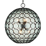 Люстра в форме шара из круглых декоративных элементов Circle of Light варинант исполнения - 1 | Loft Concept в Москве