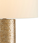 Настольная лампа золотая с цилиндрическим абажуром Golden Mosaic варинант исполнения - 1 | Loft Concept в Москве