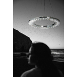 Люстра круглая с прозрачной хрустальной рамкой Maude Crystal Light варинант исполнения - 14 | Loft Concept в Москве