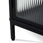 Сервант двухдверный с рифленым стеклом The Keeper варинант исполнения - 5 | Loft Concept в Москве