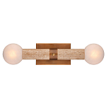 Бра цилиндрической формы с 2-мя плафонами белого цвета Marble Glow варинант исполнения - 3 | Loft Concept в Москве