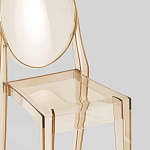 Прозрачный стул с янтарным оттенком LOUIS GHOST CHAIR варинант исполнения - 7 | Loft Concept в Москве