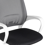 Офисное кресло с основанием из белого пластика Desk chairs Black варинант исполнения - 6 | Loft Concept в Москве