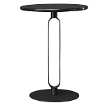 Кофейный столик черный круглый Graceful Base варинант исполнения - 3 | Loft Concept в Москве