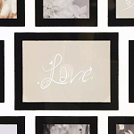 Рамка для 9-ти фотографий квадратная Moment Forever варинант исполнения - 3 | Loft Concept в Москве