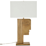 Настольная лампа с прямоугольным белым абажуром Skillful Face варинант исполнения - 5 | Loft Concept в Москве