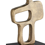 Настольная лампа с фигурным каркасом и прямоугольным тканевым абажуром Brutalist Profile варинант исполнения - 1 | Loft Concept в Москве