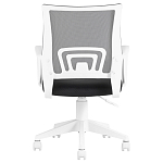 Офисное кресло с основанием из белого пластика Desk chairs Black варинант исполнения - 4 | Loft Concept в Москве