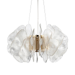 Люстра с декором в виде крупных рельефных лепестков 80 см Ethereal Bloom варинант исполнения - 1 | Loft Concept в Москве