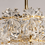 Люстра многоярусная с объемными прозрачными цветами Hanging Flowers варинант исполнения - 6 | Loft Concept в Москве