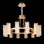 Люстра круглая с текстурными цилиндрическими плафонами Glimpse варинант исполнения - 6 | Loft Concept в Москве