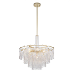 Люстра многоярусная с каскадами кристаллов Crystal Rains варинант исполнения - 2 | Loft Concept в Москве