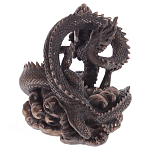 Декоративная статуэтка Дракон Fuzanglong Dragon Dark Bronze Statuette варинант исполнения - 4 | Loft Concept в Москве