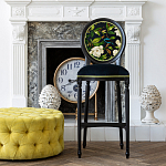 Барный стул из натурального бука с изображением птицы и цветов Blooming Birds варинант исполнения - 2 | Loft Concept в Москве